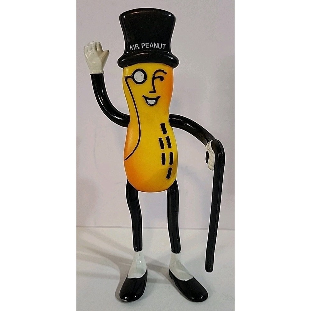 Vintage MR. PEANUT Bendable Posable Figure 1991 Planters LifeSavers Co